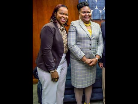 Acting Chief Education Officer Kasan Troupe (left) and Dr Grace McLean. It is unclear whether McLean, who has been sent on leave, will retake her substantive post.
