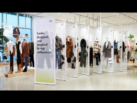 
This image provided by Amazon, shows how clothing could be displayed at the company’s new Amazon Style store concept.