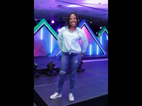 Donning metallic, futuristic kicks, Alysia White, vice-president, group marketing, at Sagicor Jamaica, was ready for the engaging and transformative session. 