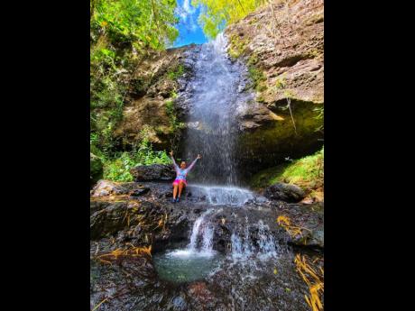 Heidi enjoys finding places not traditionally known as ‘tourist destinations’ like Clarendon where she experienced the Johnson Crawle waterfall.