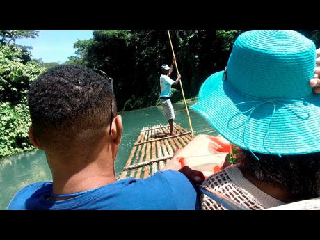 A scenic and romantic ride on the Martha Brae River in Trelawny atop a bamboo-crafted love seat is the perfect way to celebrate Valentine’s Day. 