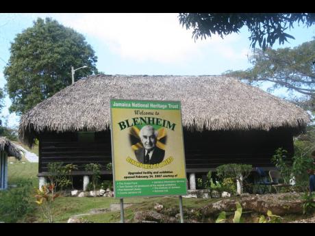 The Jamaica National Heritage Trust declared heritage site in Blenheim, Hanover, of the house in which National Hero Sir Alexander Bustamante was born.