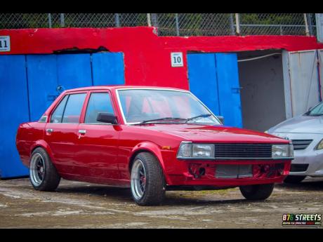 This beauty of a classic, a Toyota Corolla DX, was spotted at the private test session recently.