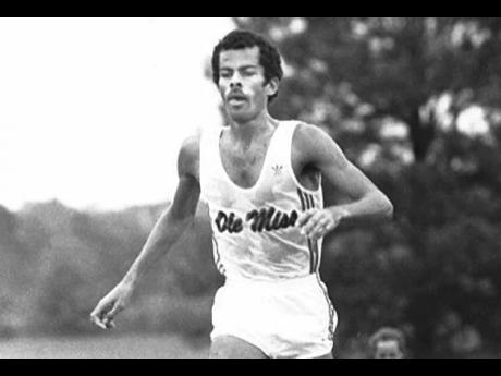 National steeplechase record holder Lionel Scott in his early days. 