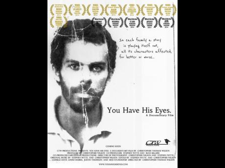 
The ‘You Have His Eyes’ film poster featuring the only picture Christopher Wilson had of his biological father.