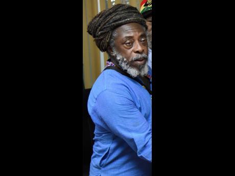 Rastafarian elder Lewis Brown