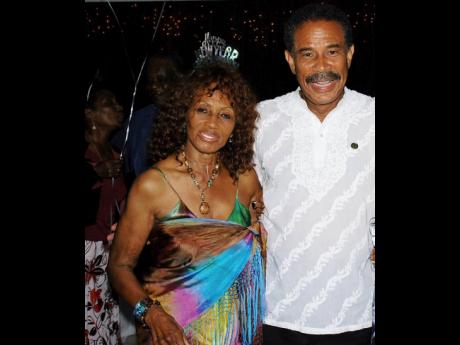 Dr Anthony Vendryes rings in the New Year with wife Dorothy at the Upper Deck in Montego Bay in 2008. Mrs Vendryes, who became widowed in  2019, passed away on Saturday.