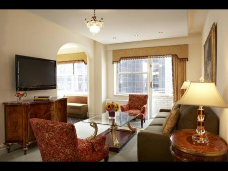 One of the spacious suites at the Kimberly.