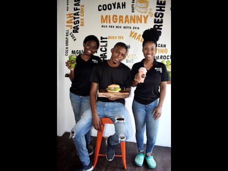 Meet the owners behind this innovative cafe. From left: Sherina Whyte, Kashief Coke and Sasha Kelly. 