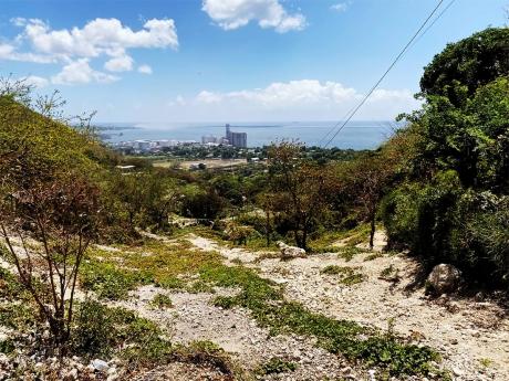 A section of Wareika Hill in east Kingston which, police officers told The Gleaner, are being earmarked for the upcoming army base announced by Prime Minister Andrew Holness on Thursday during his contribution to the Budget Debate.