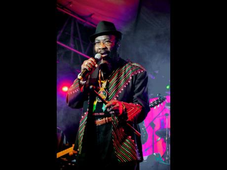 Reggae icon Denroy Morgan.