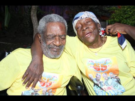 Rudolph and Carol Brown of Rocky Point, Clarendon recently celebrated 65 years of marriage.