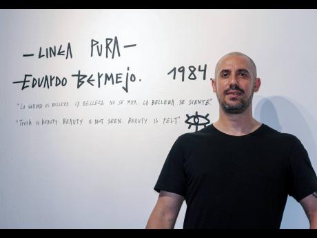 Traveling all the way from Spain, painter Eduardo Bermejo, made certain the walls of The Sky Gallery were filled with messages conveying that the beauty of art is a feeling.