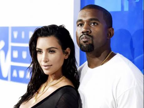 Kim Kardashian and Kanye West in happier times.