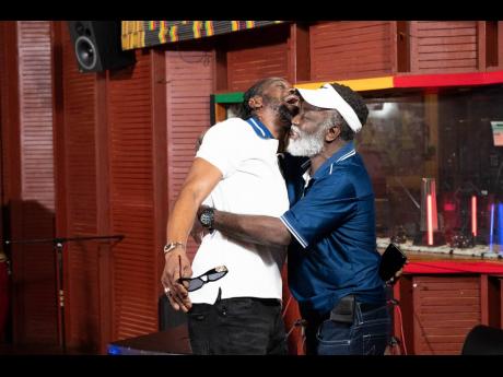 It’s all about love, unity and respect as the Big Ship 
Captain embraces the General.