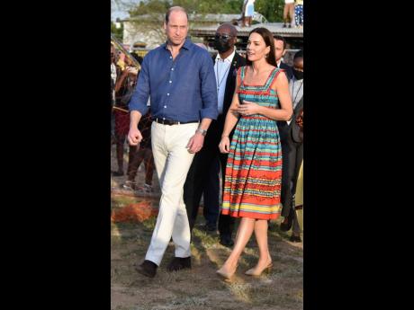 
The Duke and Duchess of Cambridge visited Jamaica in March as part of Queen Elizabeth’s Platinum Jubilee celebration.