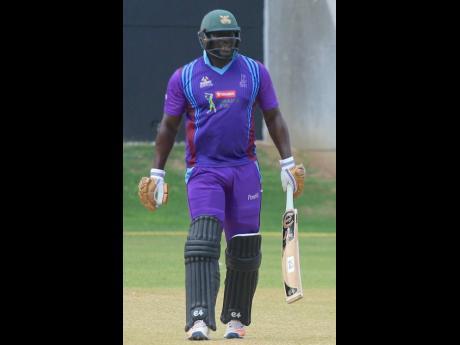 Opener Kennar Lewis top-scored with 38 for the Surrey Kings against the Cornwall Warriors in their Dream XI Jamaica T10 clash at Sabina Park yesterday.