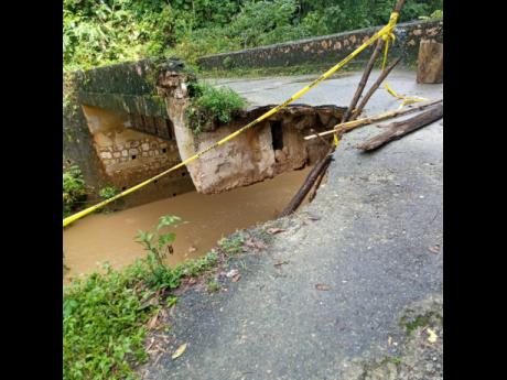 The compromised Woodsville Bridge in Hanover that has been ordered closed by the NWA, and over which there is uncertainty as to which agency, the NWA or the Hanover Municipal Corporation, is responsible to repair it.