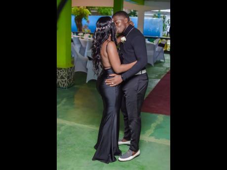 Sharing a kiss as husband and wife proved to be a surreal romantic experience for Latoya and Tadrea