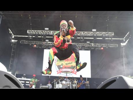 Capleton in performance at Groovin’ In The Park held at the Roy Wilkins Park in New York on Sunday June 24, 2018.