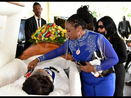 Josheina Shaw, daughter of the late Tabby Diamond, says a final goodbye to her father. 