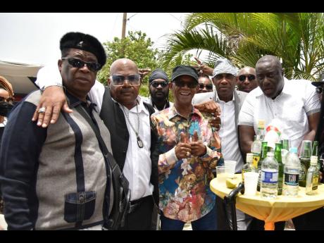 Josey Wales, Beres Hammond, WIckerman, and Admiral Bailey were among those marked present as they celebrated the life of their friend, Tabby Diamond.