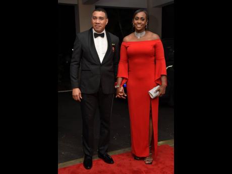 Prime Minister Andrew Holness and his wife Juliet stepped out in fine style the state dinner of Ram Nath Kovind, president of India. 