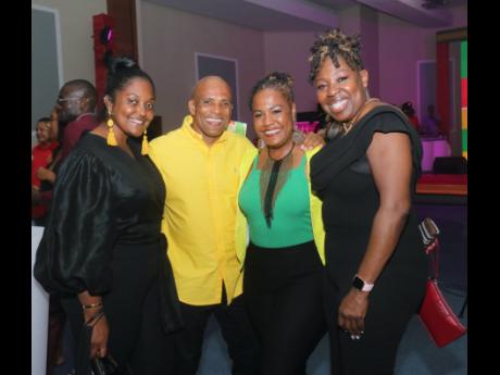 From left: Okisha Jagganarine, senior account executive, Main Event Entertainment, Peter Stuart, CEO, Woodtek Manufacturing and Construction, Donna Hussey, corporate affairs manager, Main Event Entertainment, and Blandine Jean-Paul Reid sponsorship agent, 