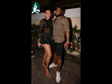 The couple that fêtes together. We spotted Abigail Johnson and Andre Skeen enjoying Night Carnival.