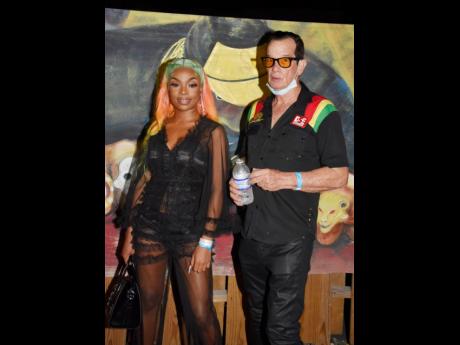 Reggae and dancehall artiste, Marcy Chin, makes a bold statement alongside her manager, Sumfest executive producer, and Downsound Entertainment CEO, Joe Bogdanovich. 