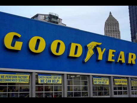 A Goodyear tyre garage in downtown Pittsburgh.