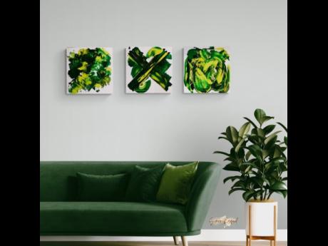 Jamaican-inspired artwork designed to add vibrancy to your living space. 