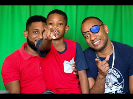 
Three generations of Renaissance: From left, DJ 3D, his son Alexander, and his father DJ Delano, founder of Renaissance Disco. 