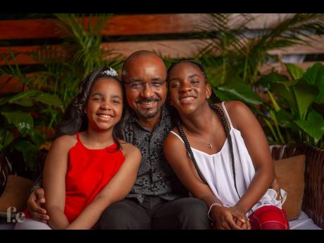 
Lennox Channer with daughters, Kyra-Jade and Maya-Paige