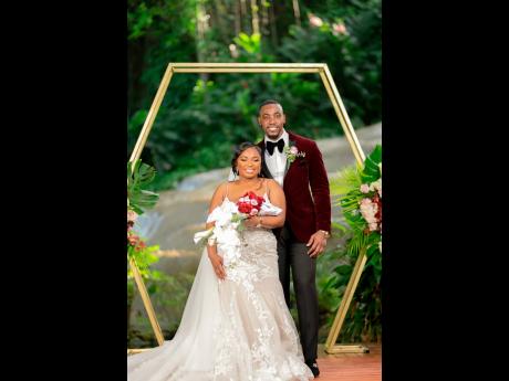 Richard and Shari-Lee courted for a decade and said ‘I do’ in a picturesque ceremony at Konoko Falls in Ocho Rios, St Ann. 