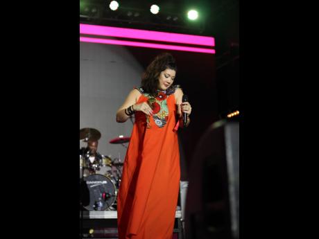 Season five winner of NBC’s ‘The Voice’, Tessanne Chin gets into the groove of performing on a major stage again.