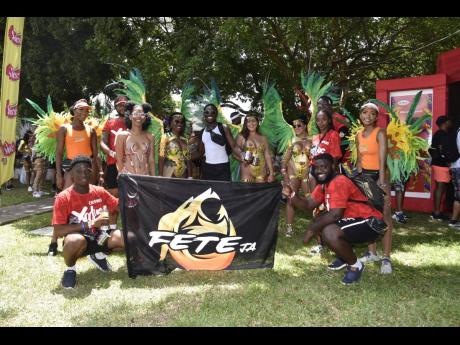 FeteJA plans to stay hydrated on the road with rum and water. Having started in February of 2019, it's their first carnival march as a group.