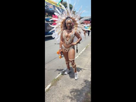 Chantelle Fagan told The Gleaner she first jumped in carnival when she was 18. 