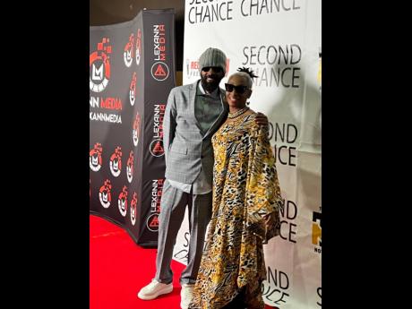 Sandra Lee (right) and Spragga Benz at the ‘Second Chance’ premiere in New York. 