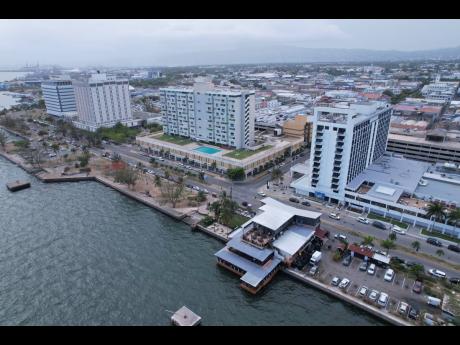 Ricardo Makyn/Chief Photo Editor 
Aerial view of the Kingston waterfront.
