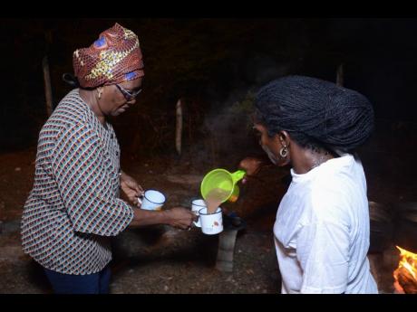 Patrons were kept warm throughout the night at the 2018 staging by sipping traditional Jamaican chocolate tea.