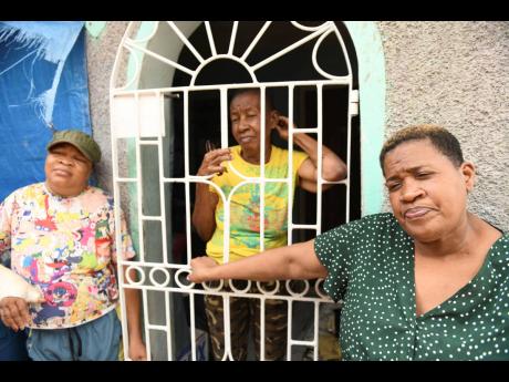 Donna-Lee Donaldson’s grandmother Beverley Robinson (centre), and her aunts, Jermadeen Lugg (left) and Ann-Marie Lugg, say they are leaning on their faith to get them through the ordeal.