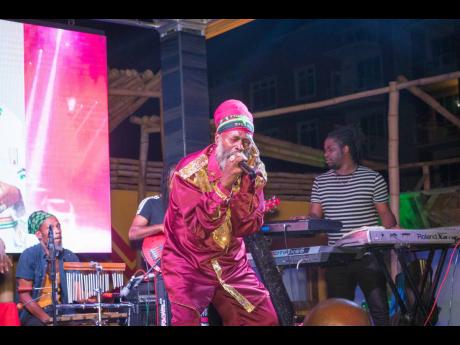 Iconic reggae star, Capleton delivered a performance with deep passion and pride last Thursday.