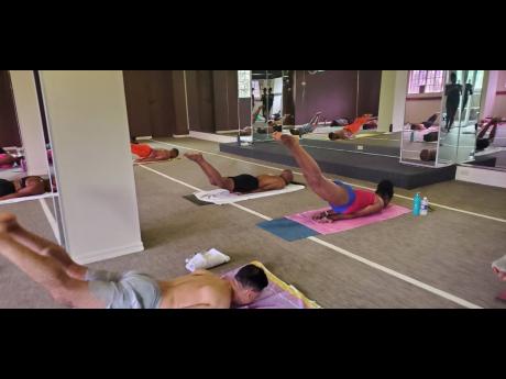 The full locust pose, to help increase spinal strength and flexibility. 