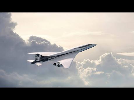 This undated image provided by Boom Supersonic shows the Boom Supersonic Overture Aircraft. 