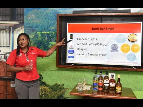 Tour Supervisor Shunna-Gay Mitchell, better known as Sugah, gives a taste of the Worthy Park Estate Rums. Here, she shares insight into Rum-Bar Silver.