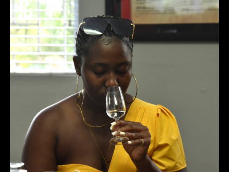 Shanice Williams came out in national colours and enjoyed the awakening tasting. 