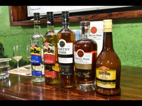 The Worthy Park Estate Selections on offer for tasting include Rum-Bar Silver, Rum-Bar Gold, Worthy Park Estate Select, Worthy Park Single Estate Reserve and Rum-Bar Rum Cream.