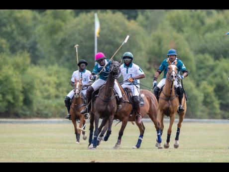 Sekou McDonald in action at the Lux Afrique Polo Day held in July of this year.