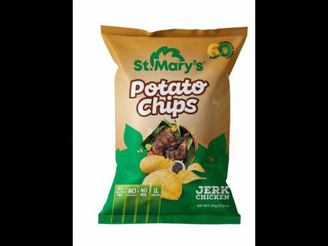 St Mary’s Jerk Chicken Potato Chips.